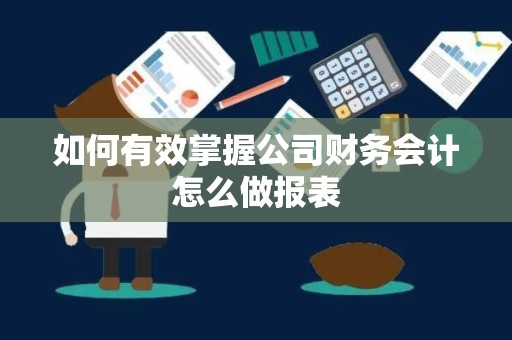如何有效掌握公司财务会计怎么做报表