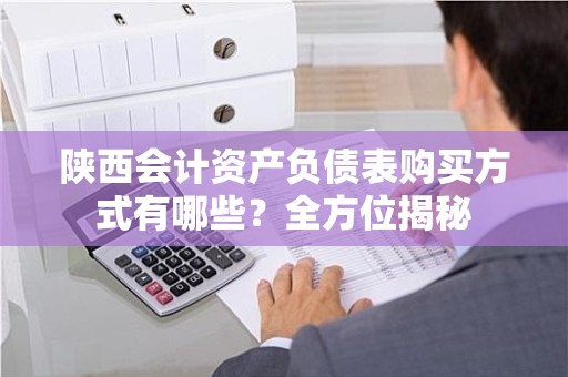 陕西会计资产负债表购买方式有哪些？全方位揭秘