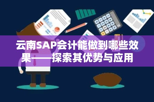 云南SAP会计能做到哪些效果——探索其优势与应用