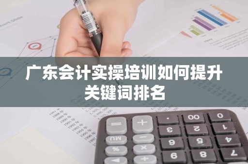 广东会计实操培训如何提升关键词排名