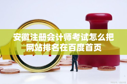 安徽注册会计师考试怎么把网站排名在百度首页