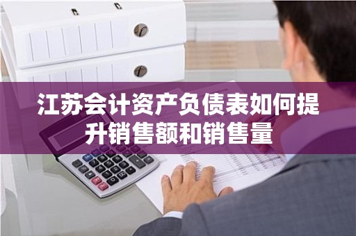 江苏会计资产负债表如何提升销售额和销售量