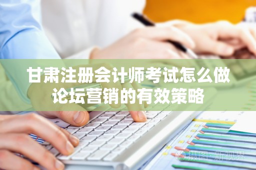 甘肃注册会计师考试怎么做论坛营销的有效策略