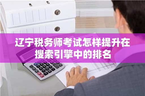 辽宁税务师考试怎样提升在搜索引擎中的排名