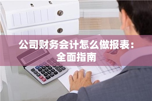公司财务会计怎么做报表：全面指南